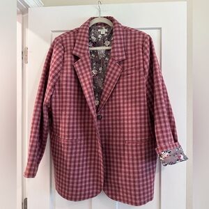 Sundance Blazer with floral lining